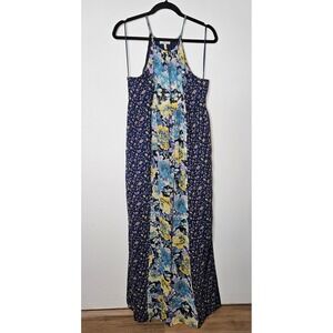 Joie Annati Silk Floral Print Garden Sleeveless‎ Summer Party Maxi Dress Size 6